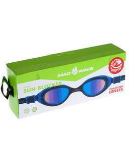юниорские очки Sun blocker junior, Aqua rainbow, Simpler II junior, Panoramic, Sight II, Aqua, Junior micra multi II, Junior autosplash, Stalker Junior - Mad wave фото 5