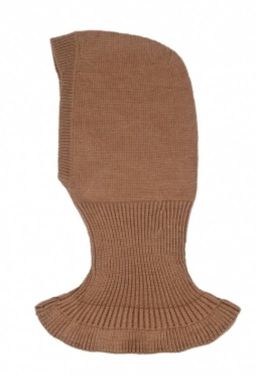 Шапка-капюшон с воротником-манишка 3 в 1, цвет бежевый