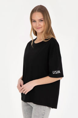Женская черная футболка - U.s. polo assn фото 8
