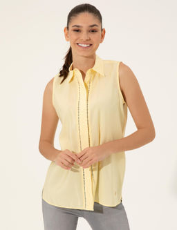 Sar_ Regular Fit Kolsuz Bluz
