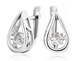 Серьги из серебра куб.циркон., А-2125417/9