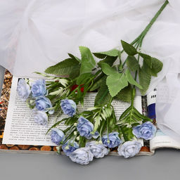 Букет искусственный «Роза Агата», 30 см, МИКС