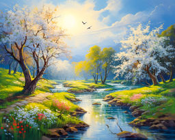 Картина по номерам на холсте и подрамнике 40х50 см