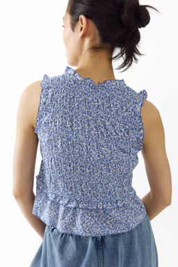 Top fruncido con lazadas - H&m фото 7