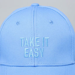 Кепка детская для мальчика Take it easy, цвет голубой, р-р 52-54, 5-7 лет