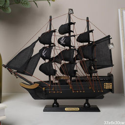 Макет парусного корабля 33х6х32 см / SH775-33 /уп 18/Пиратский - Галеонтрейд фото 3