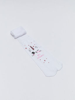 Desenli K?z ?ocuk K?lotlu ?orap