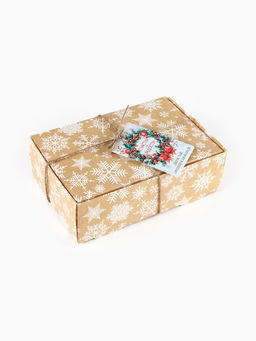 Подарочный набор новогодний Счастья и радости: джем 30 г, чай 20 г, орехи 50 г - Доброе здоровье фото 2