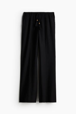 Pantalon en mezcla de lino - H&m фото 9