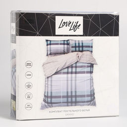Постельное бельё LoveLife евро Grand 200х217см, 225х240см, 50х70см-2шт, 100% хлопок, сатин,125г/м  фото 5