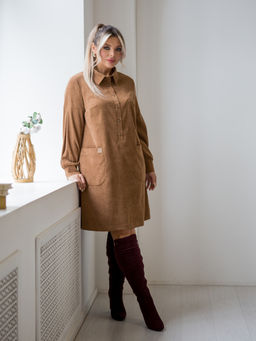 Платье 1374 из эластичного микровельвета - Novita фото 23