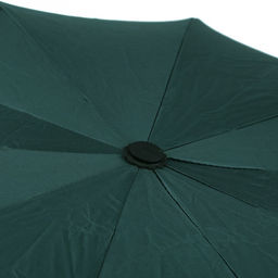 Зонт механический Роза ветров ткань эпонж (полиэстер) + черное УФ-покрытие, 10 лучей, д/купола 108см h68см, 3 сложения, 28см в сложенном виде, механизм против ветра, ручка с покрытием soft-touch, цвет зеленый, 370гр (Китай) - Домашняя мода фото 4