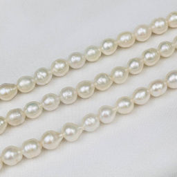 Бусины для украшений из белого Жемчуга 40 см