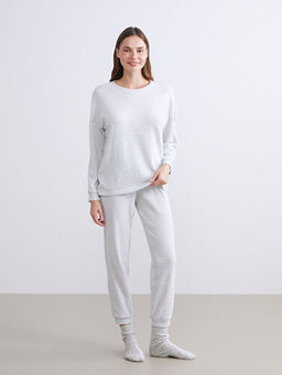 Bisiklet Yaka Kad?n Pijama Tak?m?