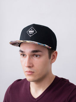 Бейсболка DJINNS арт. 5P SB Rubber Aztek (черный)