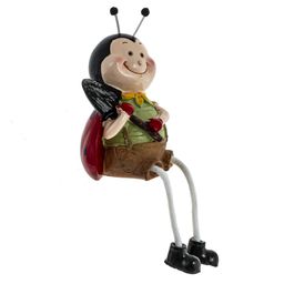 Набор из 2-х фигурок декоративных "Божья коровка", L10 W7 H14 см