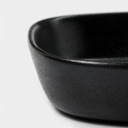 Блюдо для подачи Magistro Carbon, 28×19×4 см, фарфор, чёрное