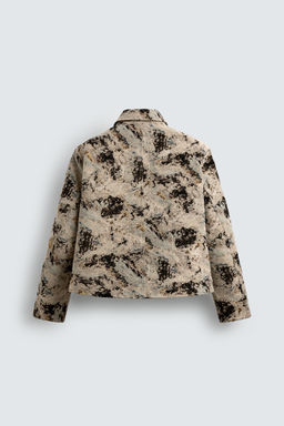 TEXTURED JACQUARD JACKET - Zara фото 8
