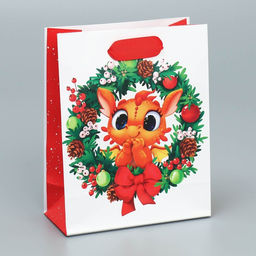 Пакет ламинированный вертикальный Дракоша, S 12 15 5.5 см