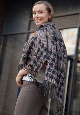 в составе ШЕРСТЬ и КАШЕМИР Большой, мягкий, теплый двусторонний палантин. - Tantino фото 13