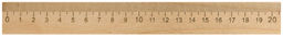 Цена за 10 шт. Линейка Creativiki 20 см деревянная