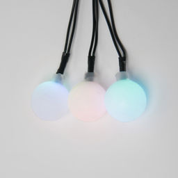 ULD-S0500-030/DGA RGB IP20 RAINBOW-1 Гирлянда светодиодная Радуга-1, 5м. 30 светодиодов. RGB свет. Провод зеленый. ТМ Uniel