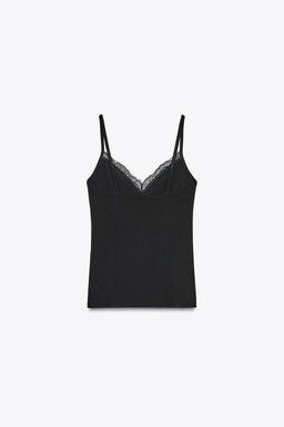 LYOCELL LACE TOP - Zara фото 12