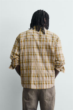 CAMISA RELAXED FIT CUADROS / Multicolor - Zara фото 3