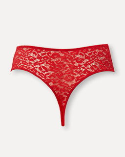 Трусы-стринги с декоративной шнуровкой