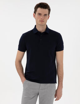Lacivert Slim Fit Ti__rt