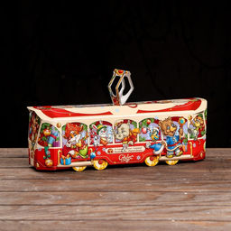 Цена за 5 шт. Подарочная коробка Трамвай красный , 33 х 9 х 11 см - Simaland фото 2