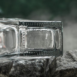 Цена за 2 шт. Графин-штоф «Богем», 500 мл, стекло, прозрачный