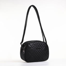 Сумка женская кросс-боди на молнии, цвет чёрный - Simaland фото 4