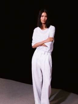 Pantalones de lino sastre - H&m фото 4