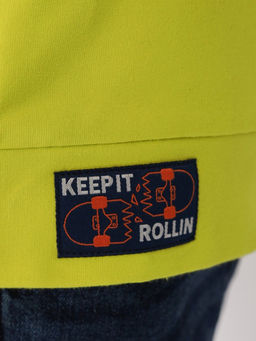 CRB wear/CSKB 63744-36-391 Толстовка для мальчика,лайм/Ex.Cherubino фото 8