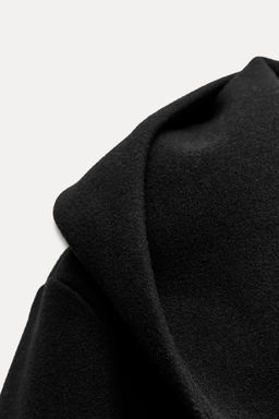 SOFT HOODED BELTED COAT - Zara фото 6