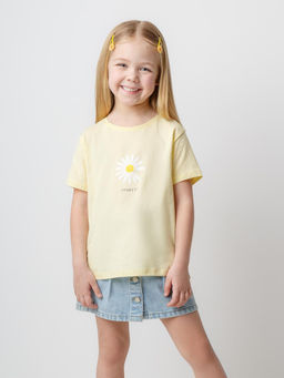 КР 302078/банановый мусс фуфайка (футболка) для дев