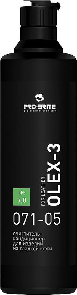 OLEX-3 For Leather Очиститель-кондиционер для изделий из гладкой кожи 0.5л