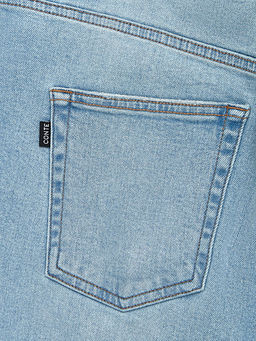 CONTE CON-730 Джинсы mom с легким эффектом потёртостей и разрушений light blue - Conte elegant фото 9