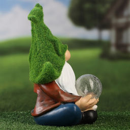 Садовый фонарь Гном предсказатель 16х13х27см - Take it easy фото 5