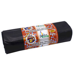 Мешки для мусора в рулоне "Идеал. Дачные" 300л, 10шт, 100х140см, 60 мкм (Россия)