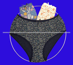 Цена за 3 шт. Трусы женские Miss Emma Турция высокая посадка большие размеры № 6