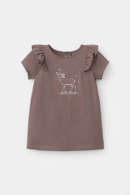 КР 5904/капучино к515 блузка (туника) для дев - Crockid фото 2