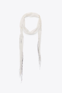 BEADED FRINGE SCARF - Zara фото 2