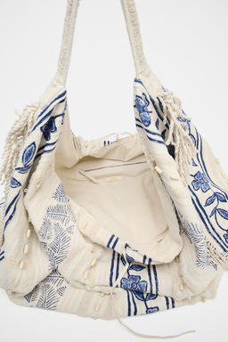 PRINTED SHOPPER BAG - Zara фото 6