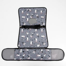 Сумка-переноска каркасная Играющие котики, размер M, 40 х 21 х 27 см, серая - Пижон фото 7