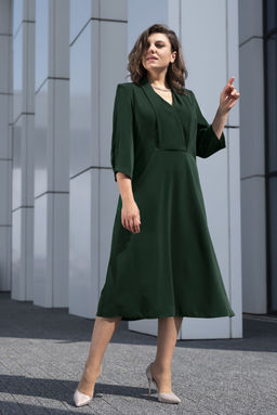 Платье Avanti 1618 серый/черный - Mira fashion фото 430