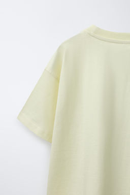 CAMISETA LISA / Amarillo claro - Zara фото 4