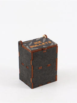 Цена за 2 шт. Коробка подарочная деревянная «Пуля» 4 х 5 х 6 см