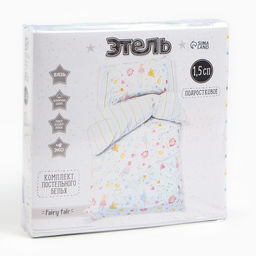 Постельное бельё Этель 1,5 сп Fairy tale, 143х215 см, 150х214 см, 50х70 см -1 шт, 100% хл, бязь  фото 5